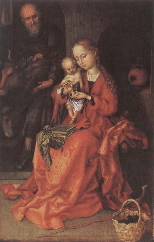 Martin Schongauer The Holy Family Germany oil painting art